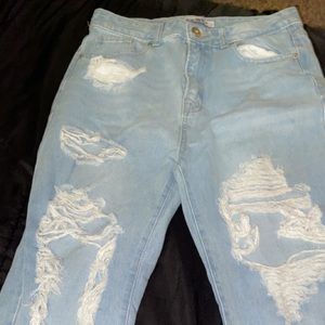 brand new rippped jeans